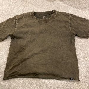 Girls treasure and bond  olive green shirt Size-14/16